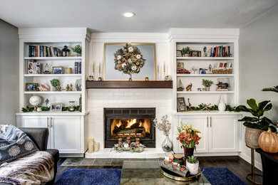 Inspiration for a living room remodel in Seattle