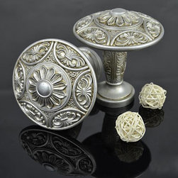 4 Colors QYN14 Resin European-style Curtain Tieback Holdbacks in Antique Silver - Window Treatment Accessories