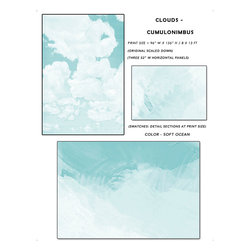 Casart Sunrise Cloud Ceiling Mural - Wallpaper