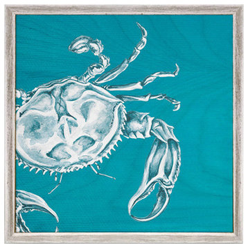 "Crab" Mini Framed Canvas by Karin Grow