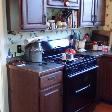 Before - Mosquera Barnwood Kitchen
