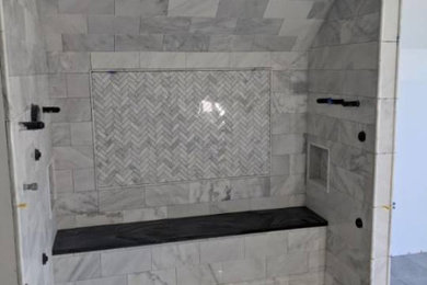 Custom Bathroom with Tiling