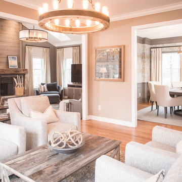 Great Room, Sitting Room, Dining Room and Sunroom Renovation