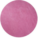 KAS - KAS Bliss 1576 Hot Pink Shag Area Rug, 6' Round - This is a collection that, in all honesty, lives up to its name. Featuring extreme softness and luxury, our Bliss super soft shag is available in a number of beautiful colors that will feel amazing underfoot. Densely woven in polyester and surprisingly affordable, these rugs bring sophisticated living to an all-new level.