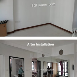 Home Deco - Frameless Mirror &ndash; Custom Size &ndash; SGFrames - Products