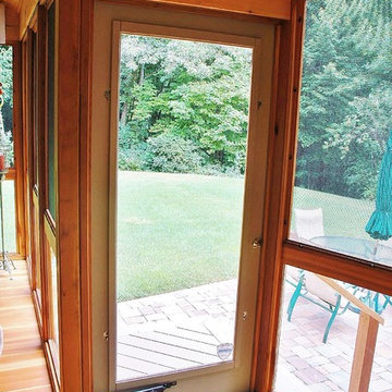 A true three-season porch in Southington, CT