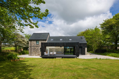 Photo of a contemporary house exterior in Cornwall.