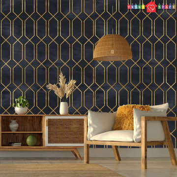 Geometric Art Deco Wallpaper