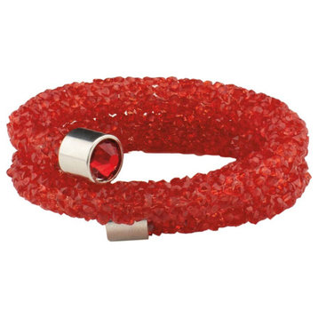 Sparkles Home Rhinestone Swirl Napkin Ring Set of 4 - Red