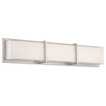 Modern Forms - Modern Forms Bahn LED Bath and Wall Light, 26" - Clean minimalism with Euro styling and advanced technology. Straight lines and homogenous surfaces are tailored with German precision and incorporated seamlessly with the latest in LED thinking. Flattering illumination from full spectrum LEDs. Horizontal and vertical confi gurations for a wide variety of settings.