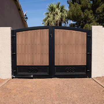 Iron & Wood Double Gate