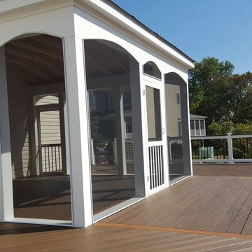 Chantilly VA Deck and Screened Room Living Space