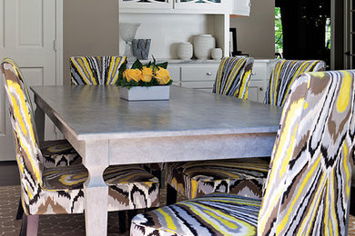 Dining room - transitional dining room idea in Kansas City