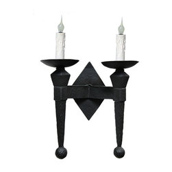 SC-160 Custom Hand Made Iron Sconce - Wall Sconces