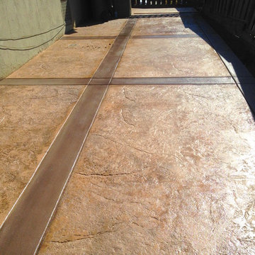 Stamped Concrete Driveway