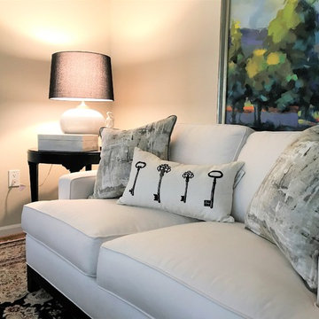 Cozy Gray - Graphic Living Room