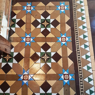 Victorian Hallway Floor Repaired and Restored in Shipley