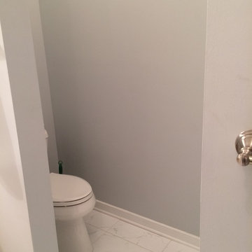 Calcutta Porcelain Tile Bath