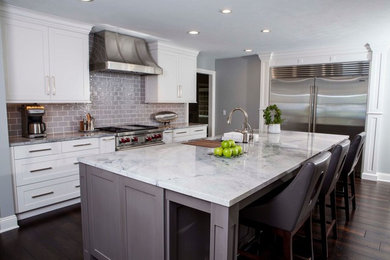 Transitional kitchen photo in Wichita