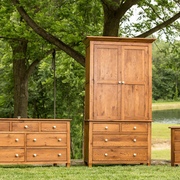 Bedroom Set made of reclaimed oak