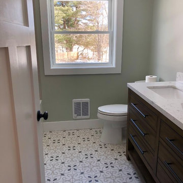 Second floor renovation to a bedroom and full bathroom