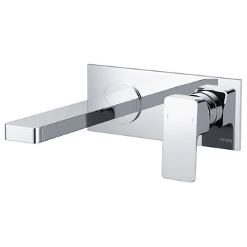 Isenberg 196.1800 - Single Handle Wall Mount Bathroom Faucet, Chrome
