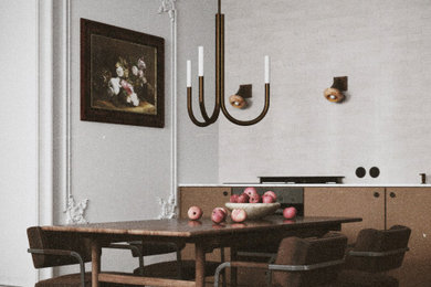 Design ideas for a classic dining room in London.