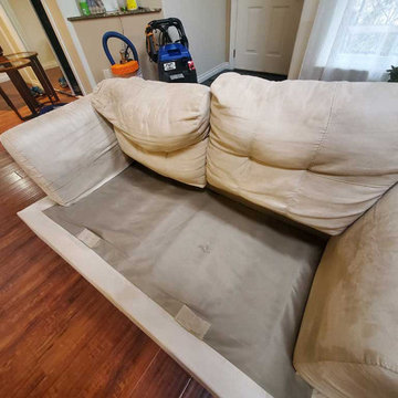 Sofa Love Seat Upholstery Steam Cleaning and Carpet Cleaning of Stairs Located i