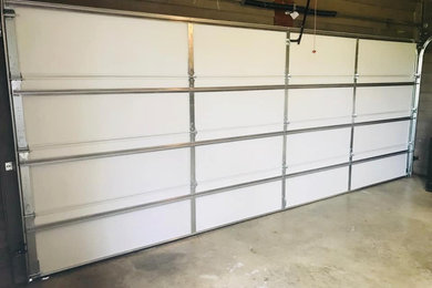 Inspiration for a modern garage remodel in Atlanta