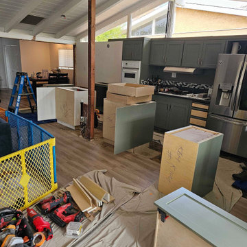 Kim Kitchen Retrofit and New Custom Island