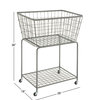 Industrial Gray Metal Storage Cart 65440