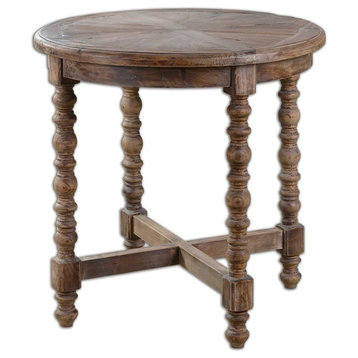 Samuelle Wooden End Table By Designer Matthew Williams
