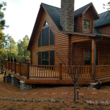 Site Build Log Cabin, Tri-Edge LLC