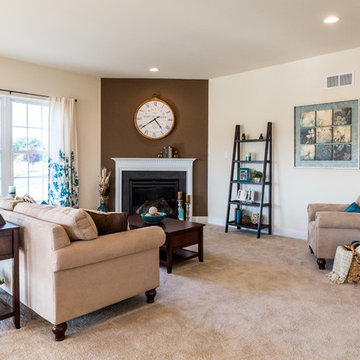 Watson Run New Home Community - Model Home Family Room