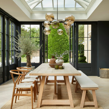 A Modern Westbury Black Orangery in Yorkshire