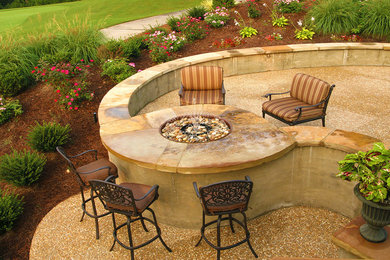 Example of a trendy patio design in Atlanta