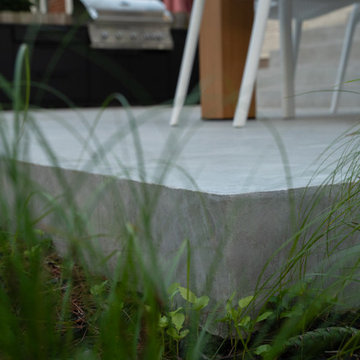 Modern Concrete Front & Backyard Transformation