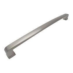 Cosmas - Cosmas 4392-12SN Satin Nickel 12&rdquo; CTC Appliance Pull [5-PACK] - Cabinet And Drawer Handle Pulls