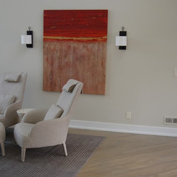 White Oak stained with a water base finish. - Engineered Wood Flooring
