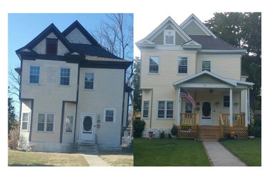 Inspiration for a victorian exterior home remodel in Other
