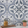 Amberes Azul II Ceramic Floor and Wall Tile