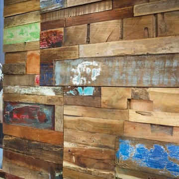 Mosaikholz - Holzpaneele aus Holzstücken