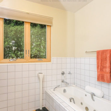 Casement Windows in Extraordinary Bathroom - Renewal by Andersen San Francisco,