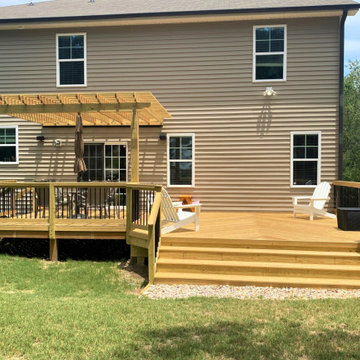 Cary Deck with Wood Pergola