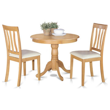 3 Pc Kitchen Table Set - Table And 2 Dining Chairs