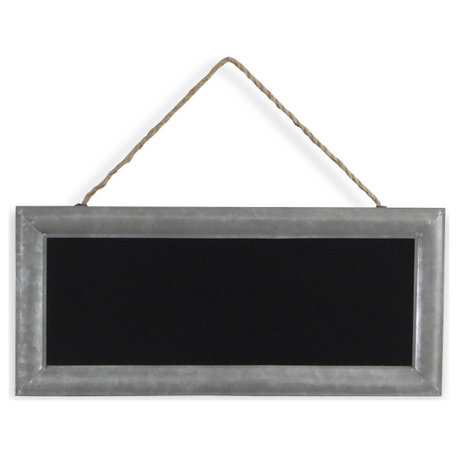 Galvanized Metal Rectangular Chalkboard