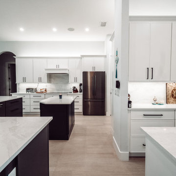 Mediterra Estate Kitchen: Dual-Island Structural Footprint Expansion