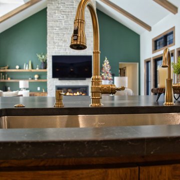 Kitchen Sink and Faucet close up