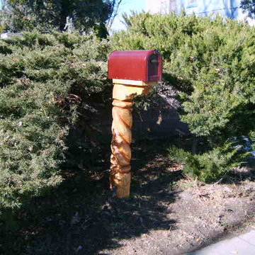 Southwestern Mailbox Post