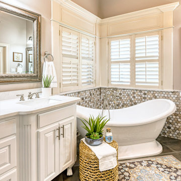 Transitional Master Bathroom Remodel